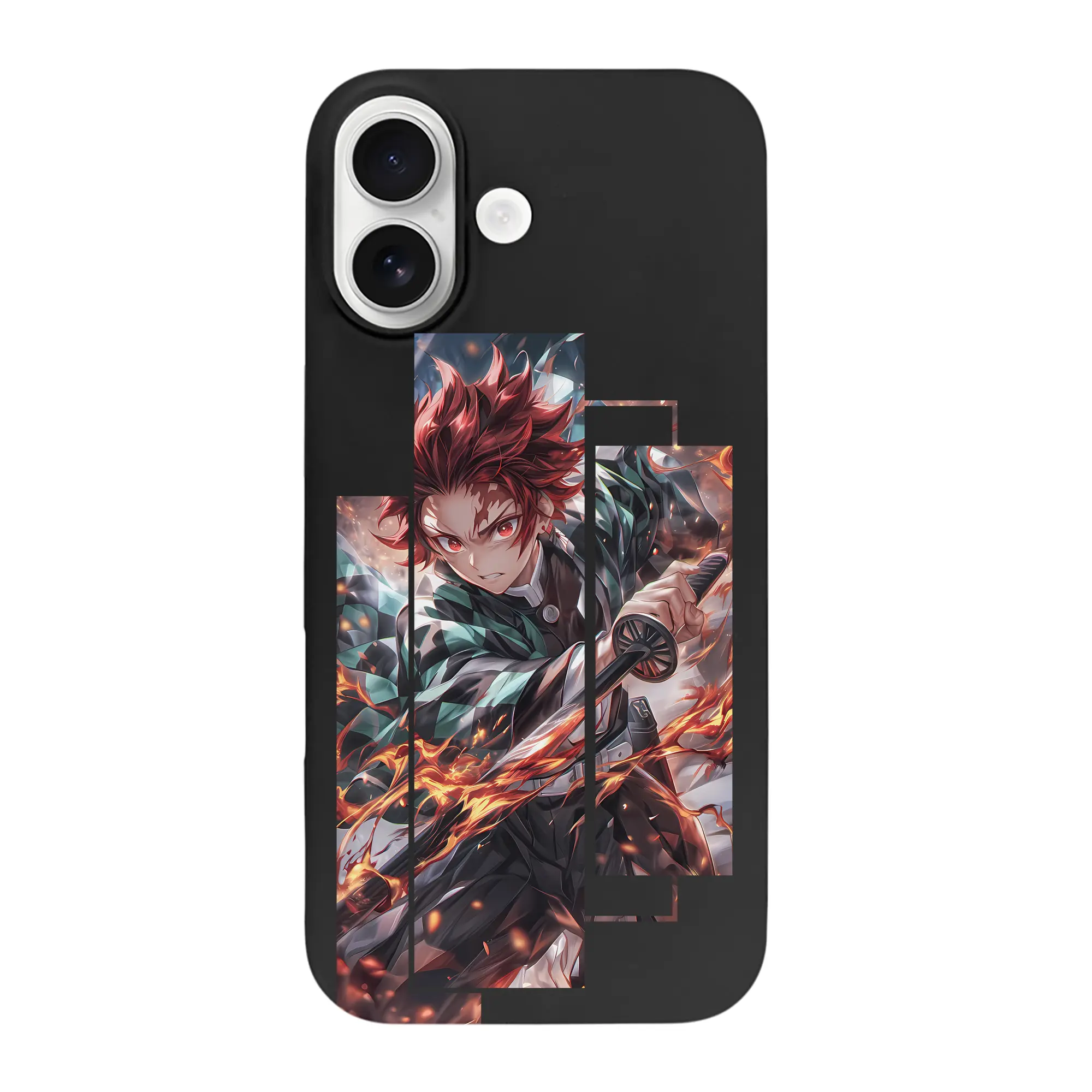 鬼滅の刃 グッズ,竈門 炭治郎 - iPhone 17 シリーズ シリコンケース 薄型 耐衝撃 指紋防止 ソフトタッチカバー 精密フィット 傷防止 保護ケース iPhone 17/17 Air/17 Pro/17 Pro Max 対応